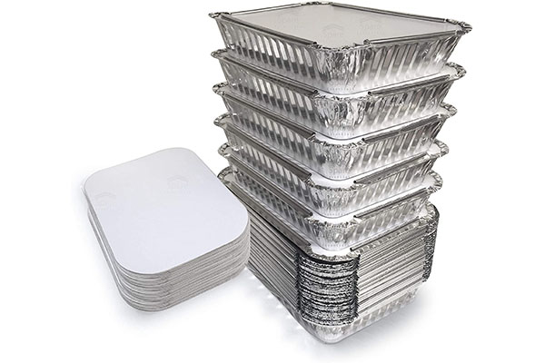 FOIL CONTAINER WITH LIDS